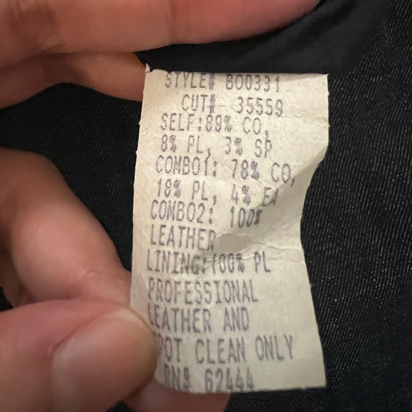 Nicole Miller Atelier Size 2 Strapless Blue Denim Sheath Black Office Classic - Picture 7 of 10